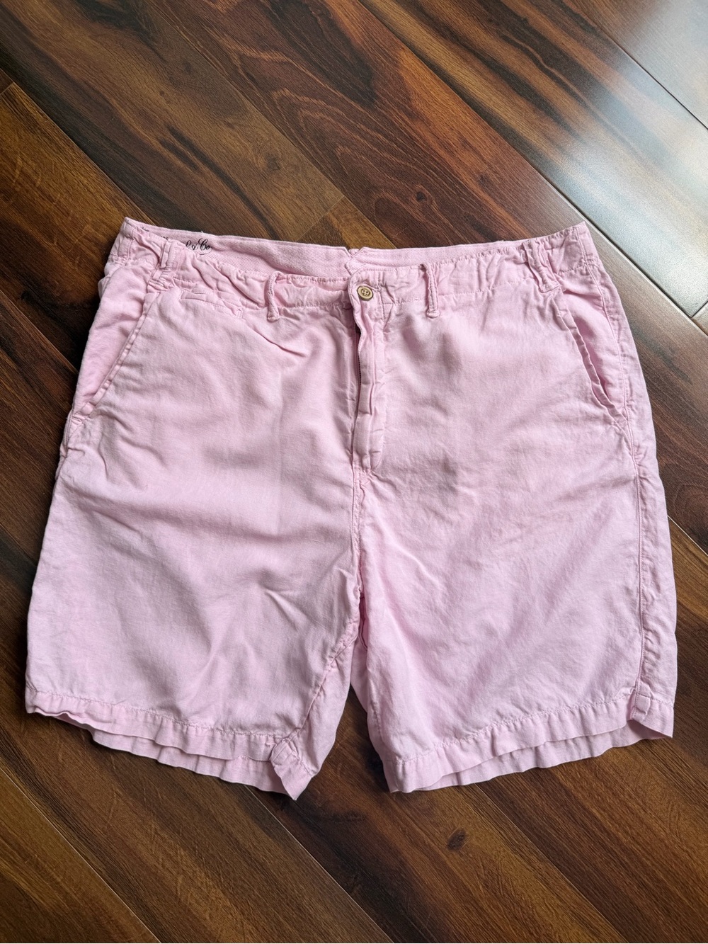 Polo Ralph Lauren Linen Cotton Flat Front Shorts Men’s 38